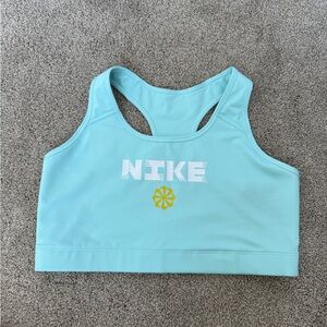 Nike Aqua Blue Activewear sports bra Sz 1X